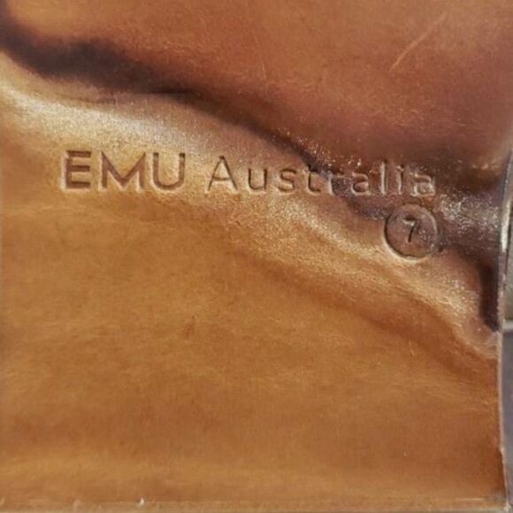 EMU Australia Bauxite Hi Brown Leather and Fur Boots - Size 7 - NWT - Picture 6 of 6
